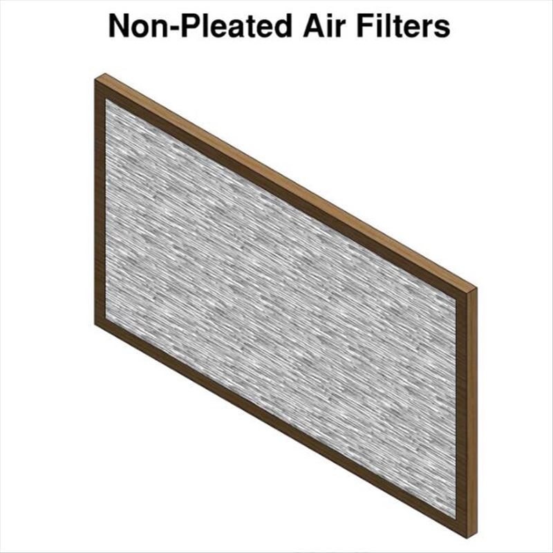 Filtro de ar não plissado