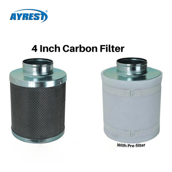 Filtro de carbono de 4 polegadas