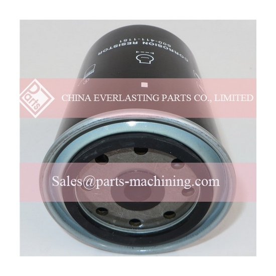 Filtro de refrigerante 600-411-1151 para equivalente komatsu