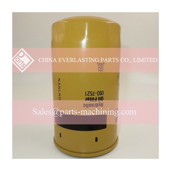 filtro hidráulico de escavadeira 093-7521 para lagarta