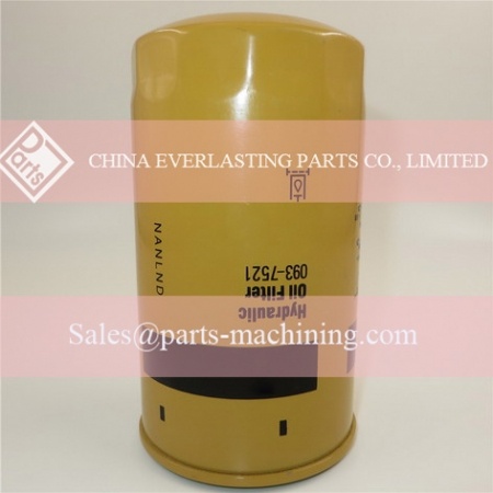 filtro hidráulico de escavadeira 093-7521 para lagarta