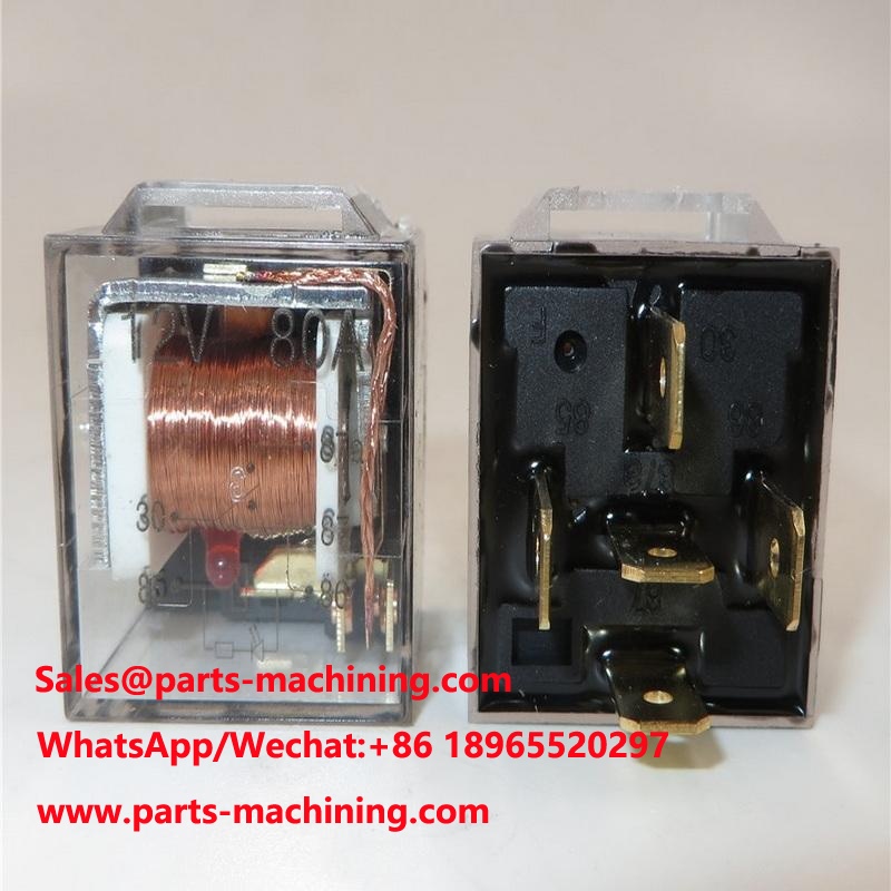 relé automotivo geral 12V 24A 80A 5 pinos com lâmpada
