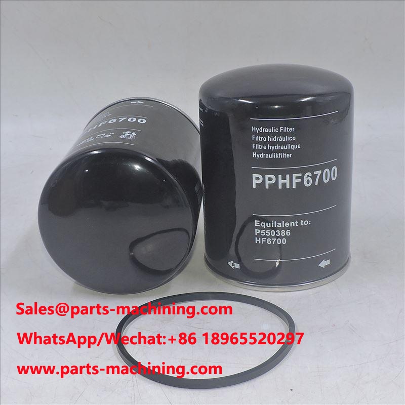 Filtro hidráulico de elevação de lança TEREX HF6700,P550386,BT287-3,H217W
