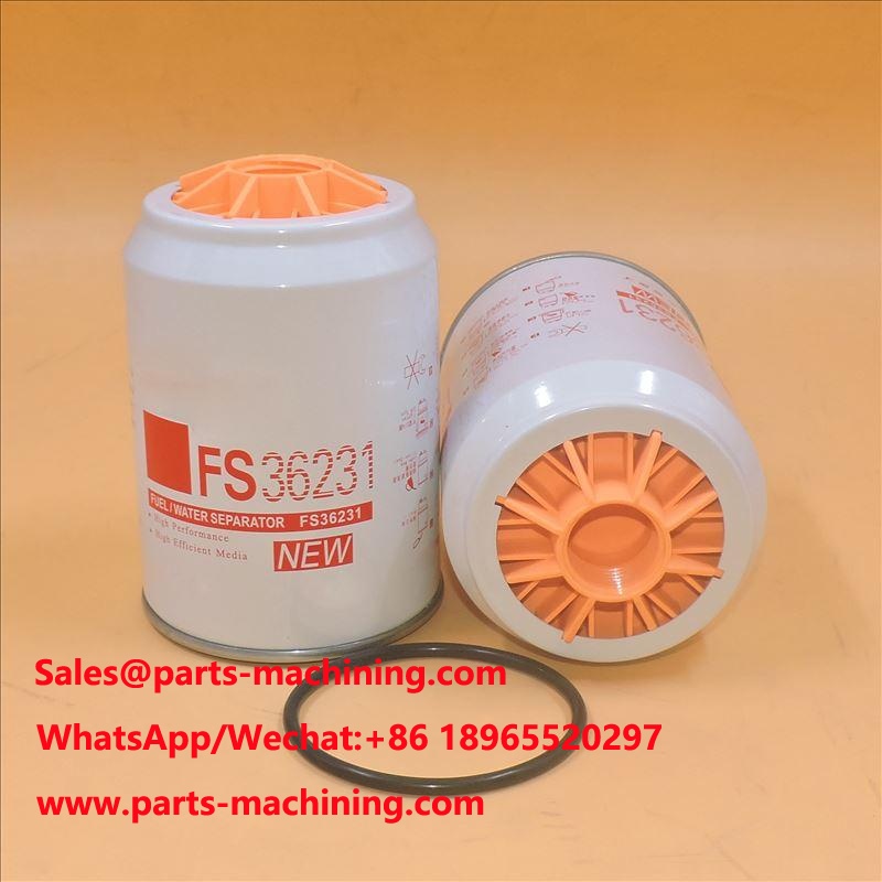 Separador de água combustível FLEETGUARD FS36231,FS36215,P502639
