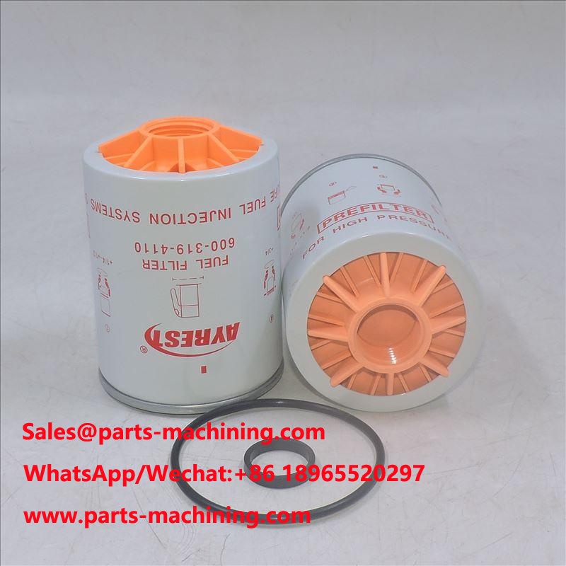 Filtro de combustível KOMATSU WB 93S-5 600-319-4110 P502566 BF9923-O
