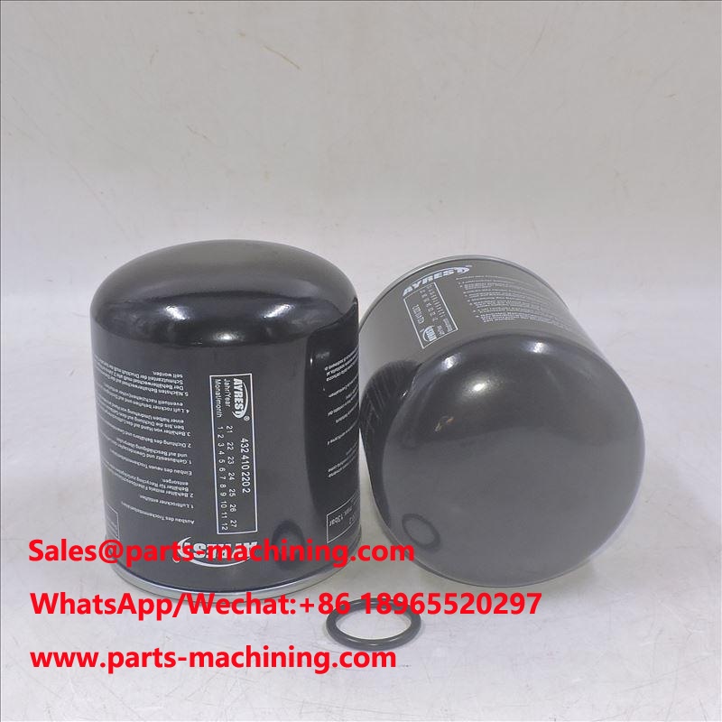 Filtro Secador de Ar WABCO 4324102202 AD27752 T390W 4293995
