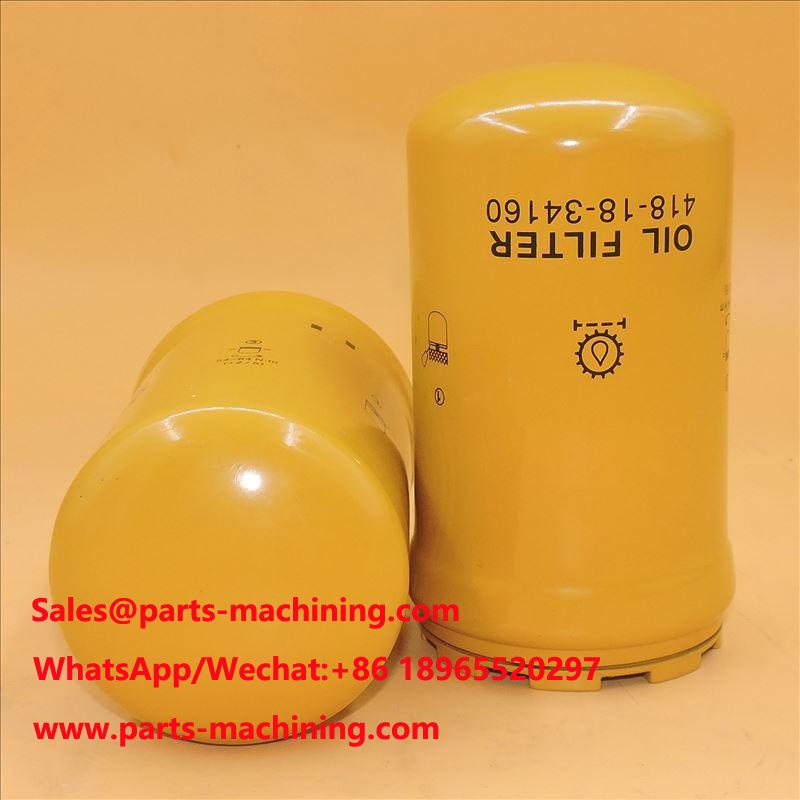 Filtro Hidráulico Komatsu Loaders 418-18-34160 P502622 418-183-4161

