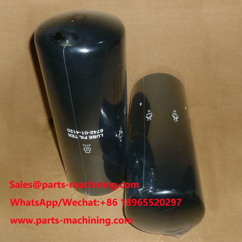 Filtro de óleo KOMATSU 870 6742-01-4120 3318853 P553000 BD103
