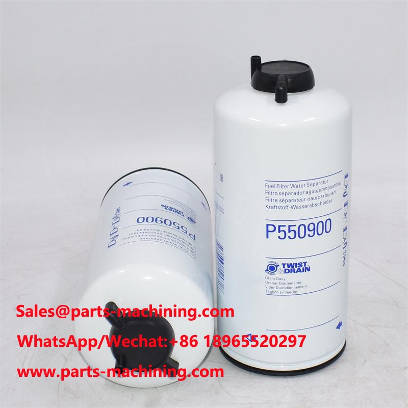 Substituição do filtro de combustível giratório P550900 FS19968 SN40625
    