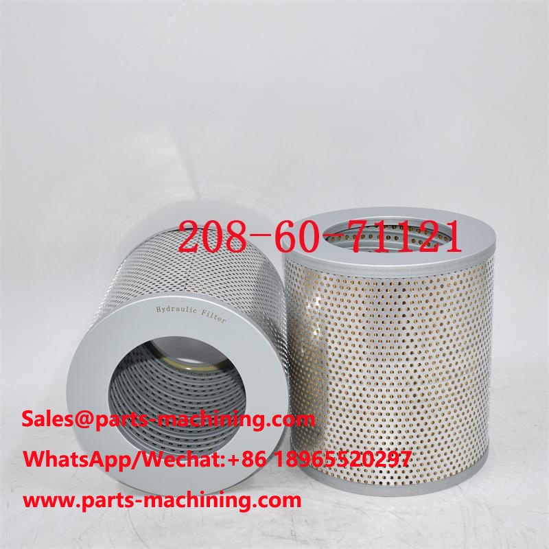 Filtro Hidráulico 208-60-71121 Genuíno 208-60-71122A