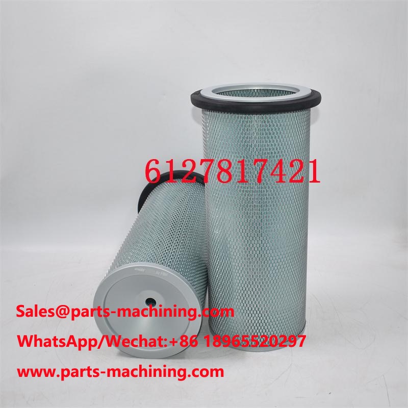 6127817421 peças da escavadora do filtro de ar 6127-81-7421