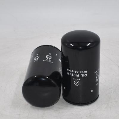 Filtro de óleo 6736-51-5140 LF3921 para trator de esteiras