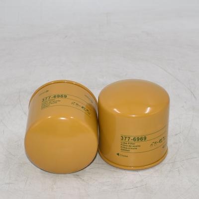 Filtro de óleo 377-6969 P551042 Peças para escavadeira