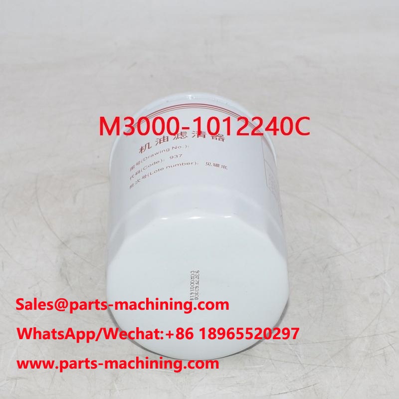 Substituição do filtro de óleo M3000-1012240C SO15000