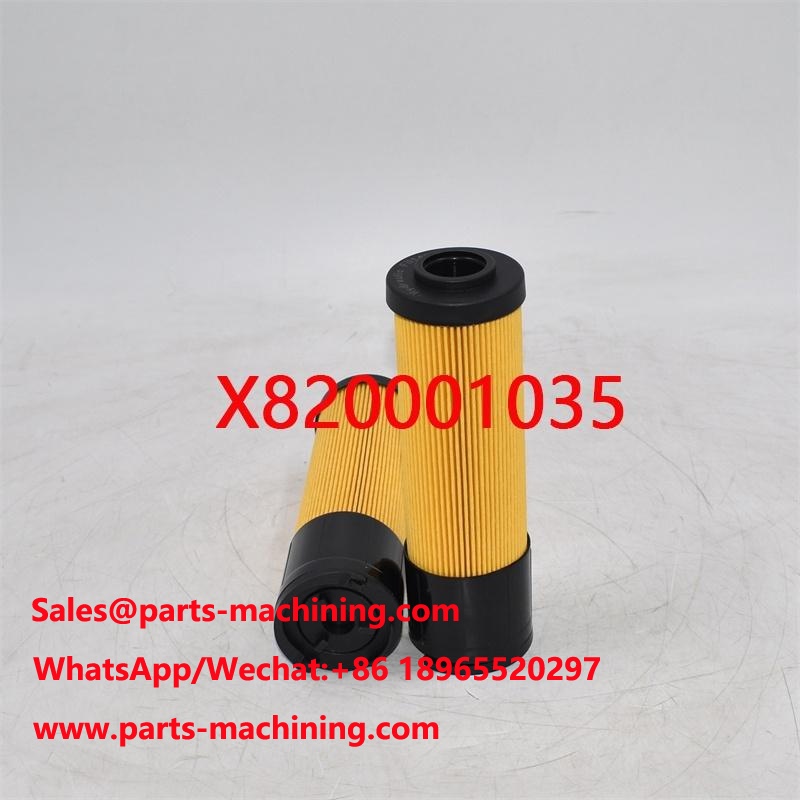 Filtro hidráulico para peças de trator X820001035 X820001038