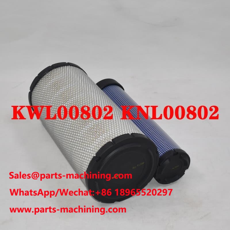 Filtro de ar para escavadeira KWL00802 KNL00802