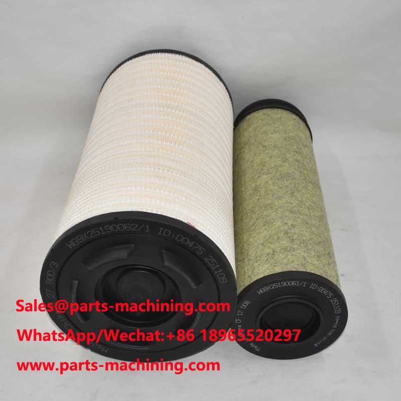 Substituição do filtro de ar WG9X25190061/1 WG9X25190062/1