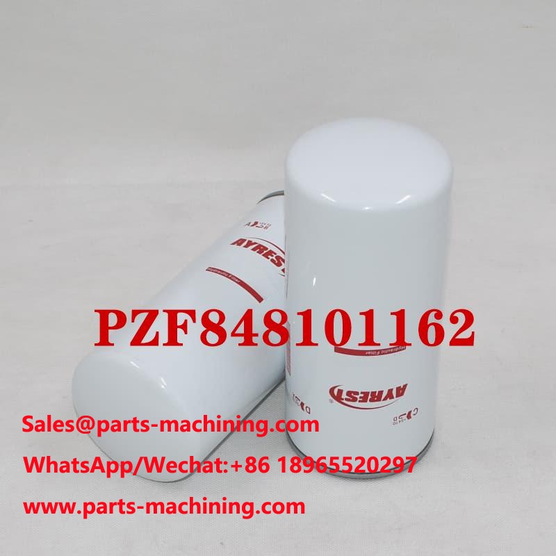 Filtro hidráulico PZF848101162 para mini escavadeira