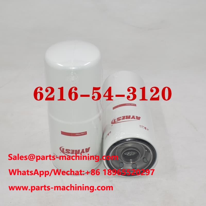 Filtro de óleo 6216-54-3120 Peças para trator de esteira